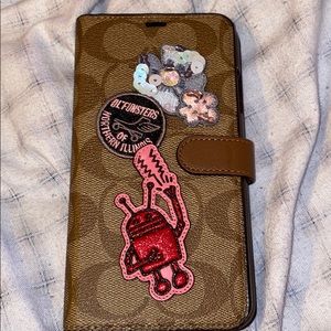 Coach Keith Haring iPhone XS Max  wallet case